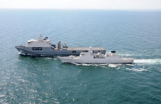 Karel Doorman  ships in the picture 