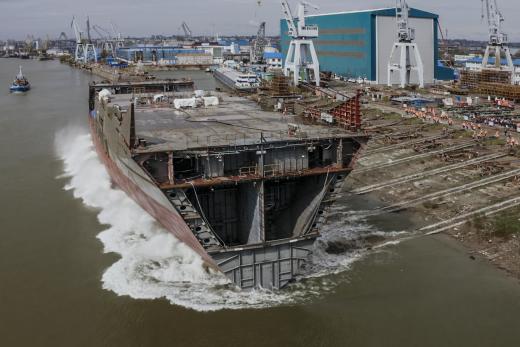 Alewijnse reaches milestone on CSS Den Helder for Damen Shipyards Galati