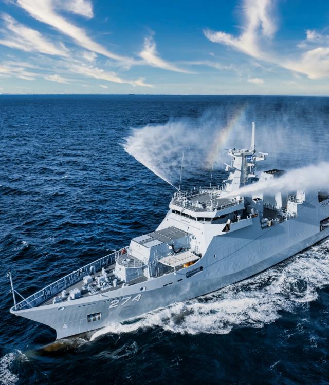 Alewijnse Damen Naval PNS YAMAMA YARMOOK-Class Offshore Patrol Vessel (OPV) 2600